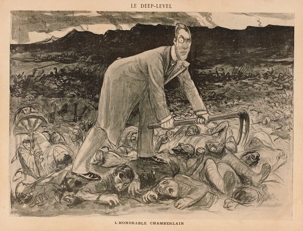 Le Deep Level by Jean Veber - Canvas Print