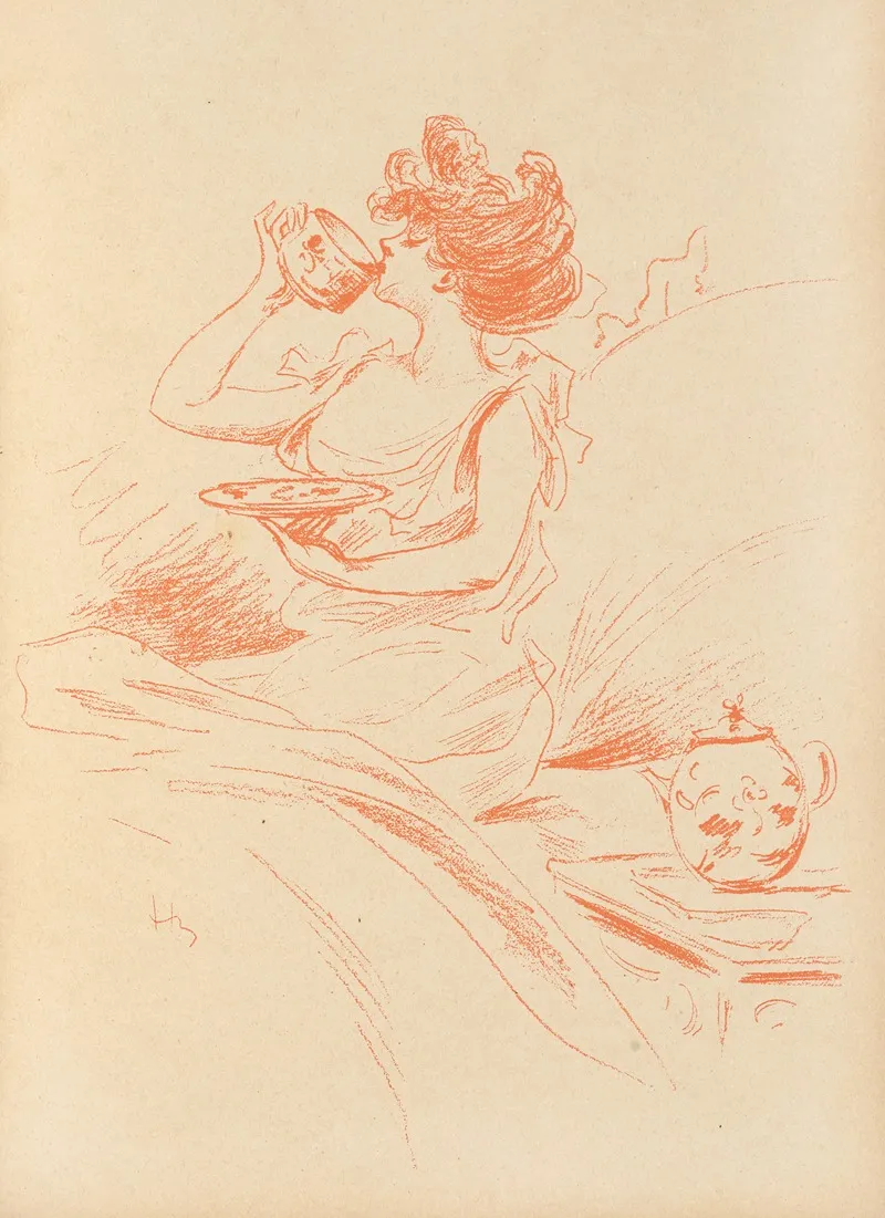 Le Dejeuner by Henri Boutet - Canvas Print