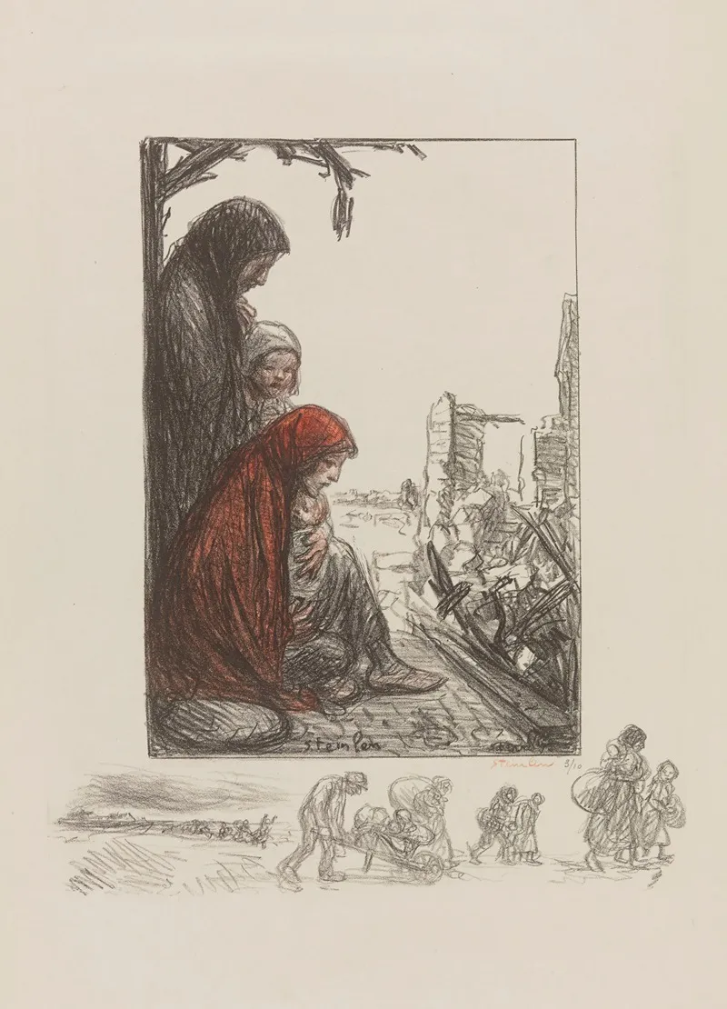 Le Devoir Social by Théophile Alexandre Steinlen - Canvas Print