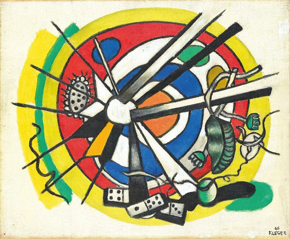 Le Disque Polychrome by Fernand Léger - Canvas Print