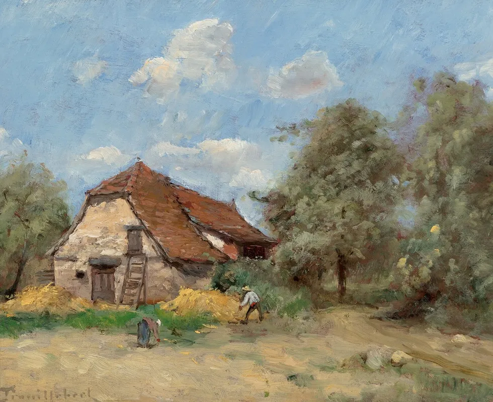 Le Faucheur Pres De La Ferme