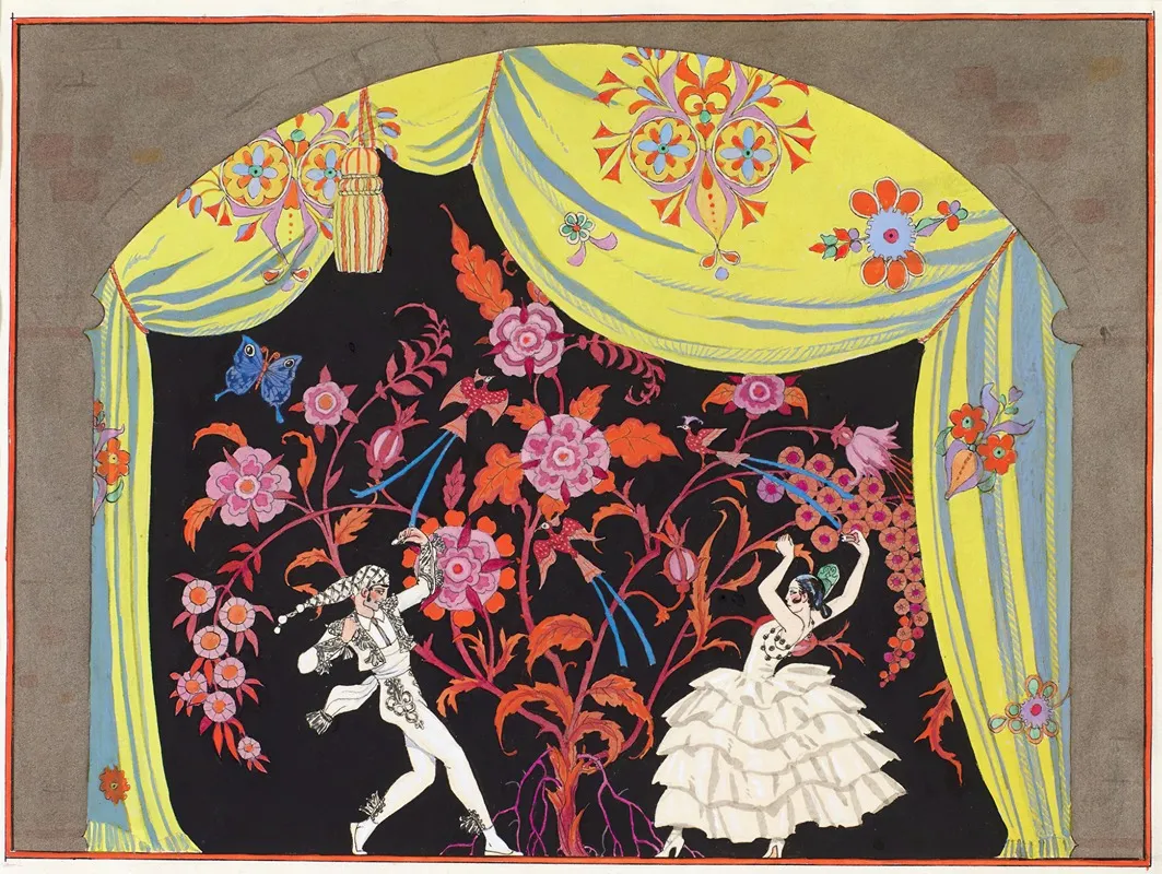 Le Flamenco by George Barbier - Canvas Print