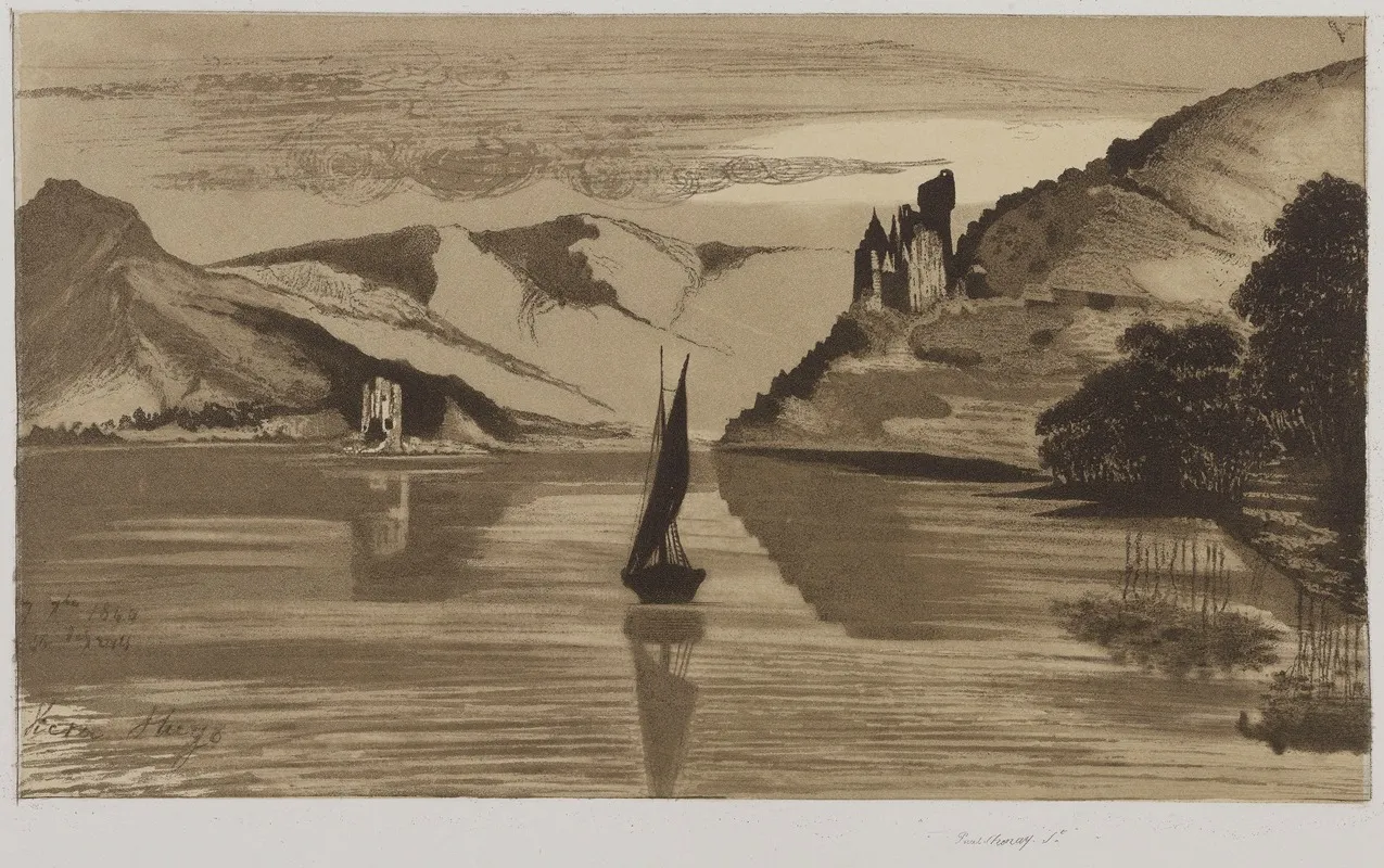 Le Fleuve by Victor Hugo - Canvas Print