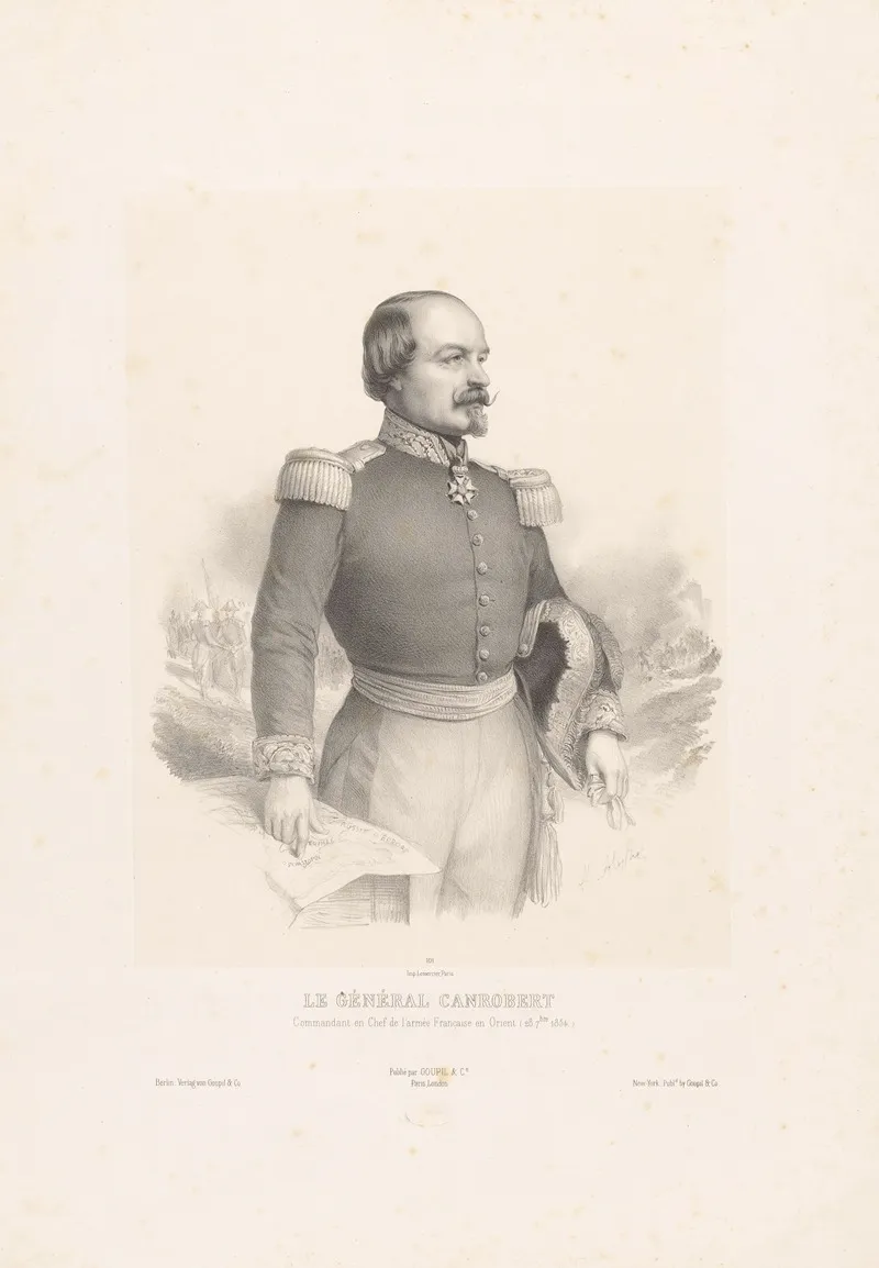 Le General Canrobert by Marie-Alexandre Alophe - Canvas Print