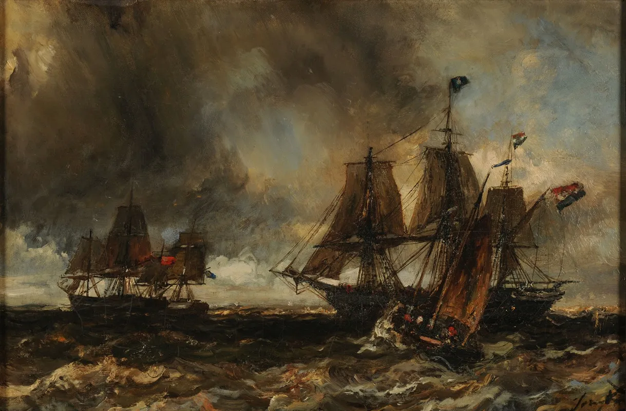 Le Grain by Johan Barthold Jongkind - Canvas Print