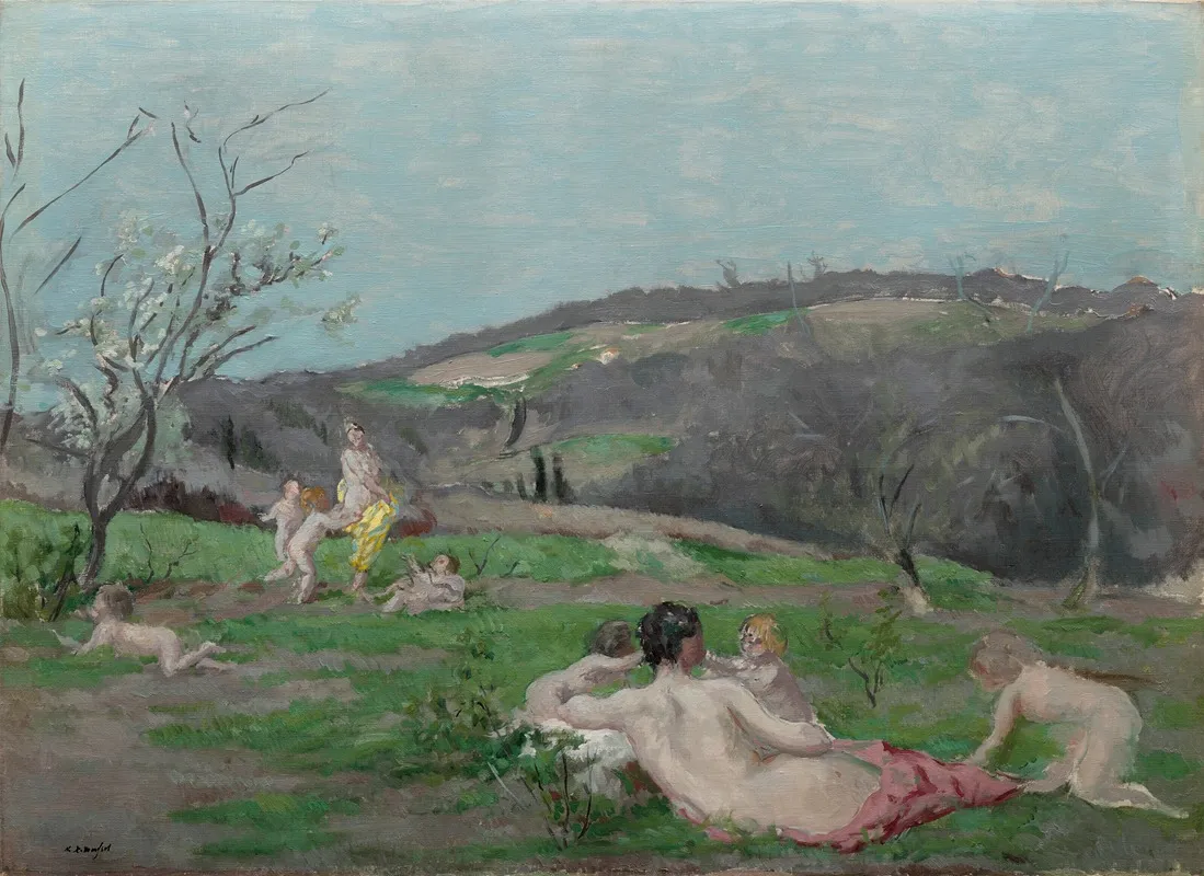 Le Jardin 6 by Ker-Xavier Roussel - Canvas Print