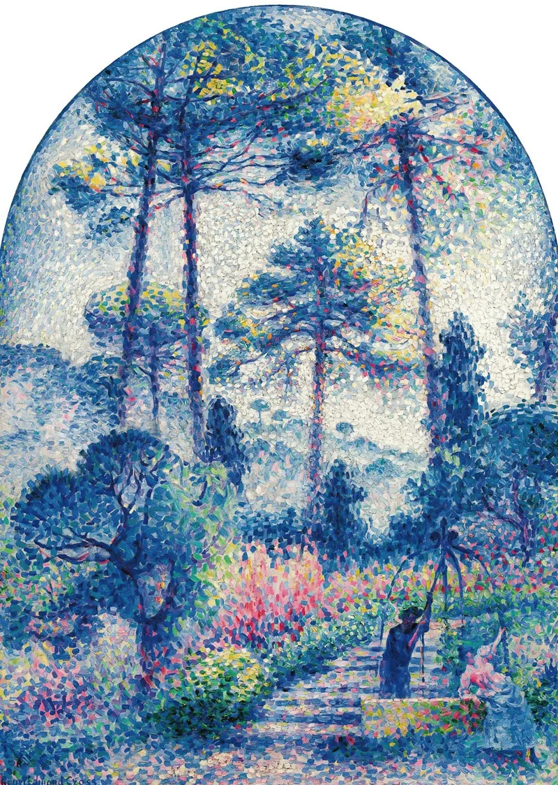 Le Jardin En Provence by Henri-Edmond Cross - Canvas Print