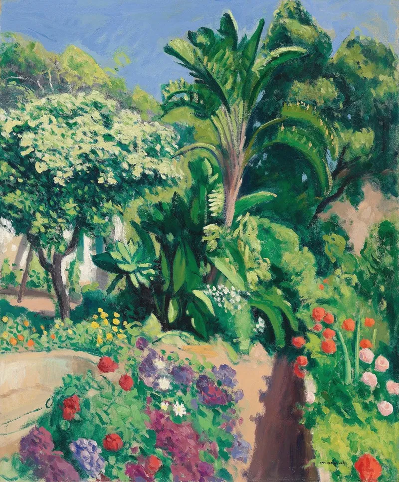 Le Jardin Fleuri 2 by Albert Marquet - Canvas Print