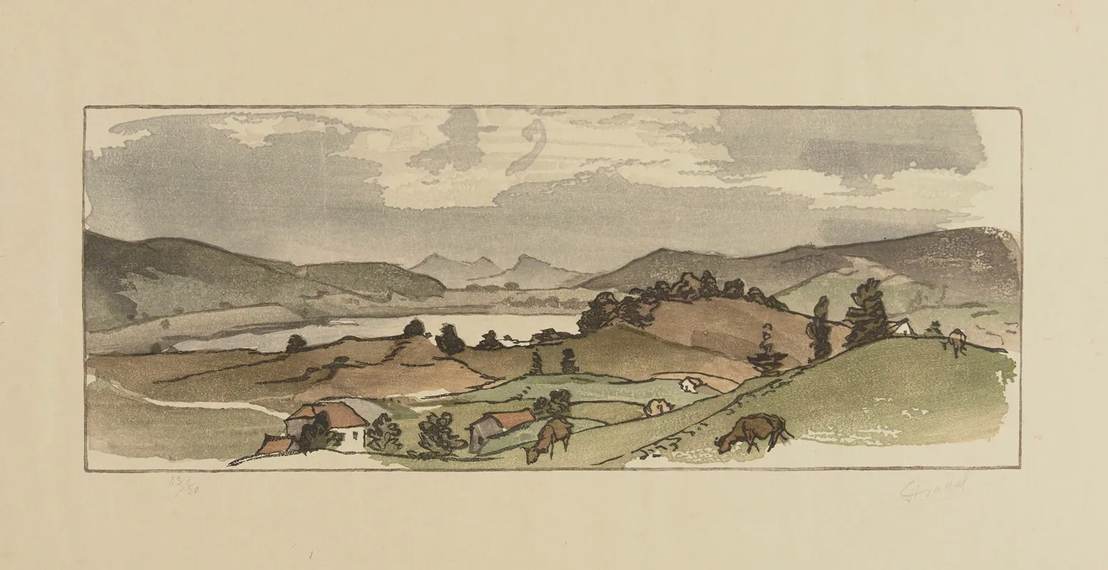 Le Lac Des Rousses by Jules Chadel - Canvas Print