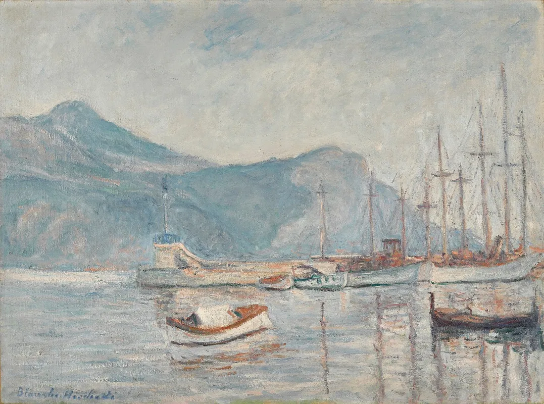 Le Lac by Blanche Hoschedé-Monet - Canvas Print
