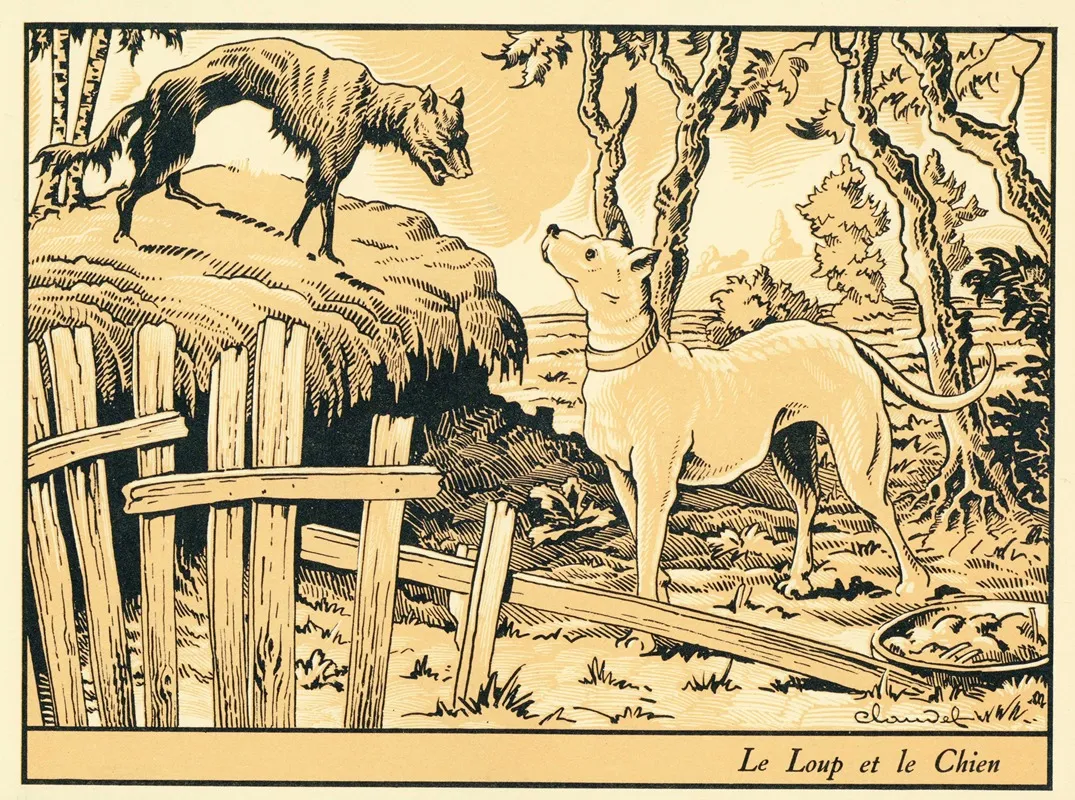 Le Loup Et Le Chien