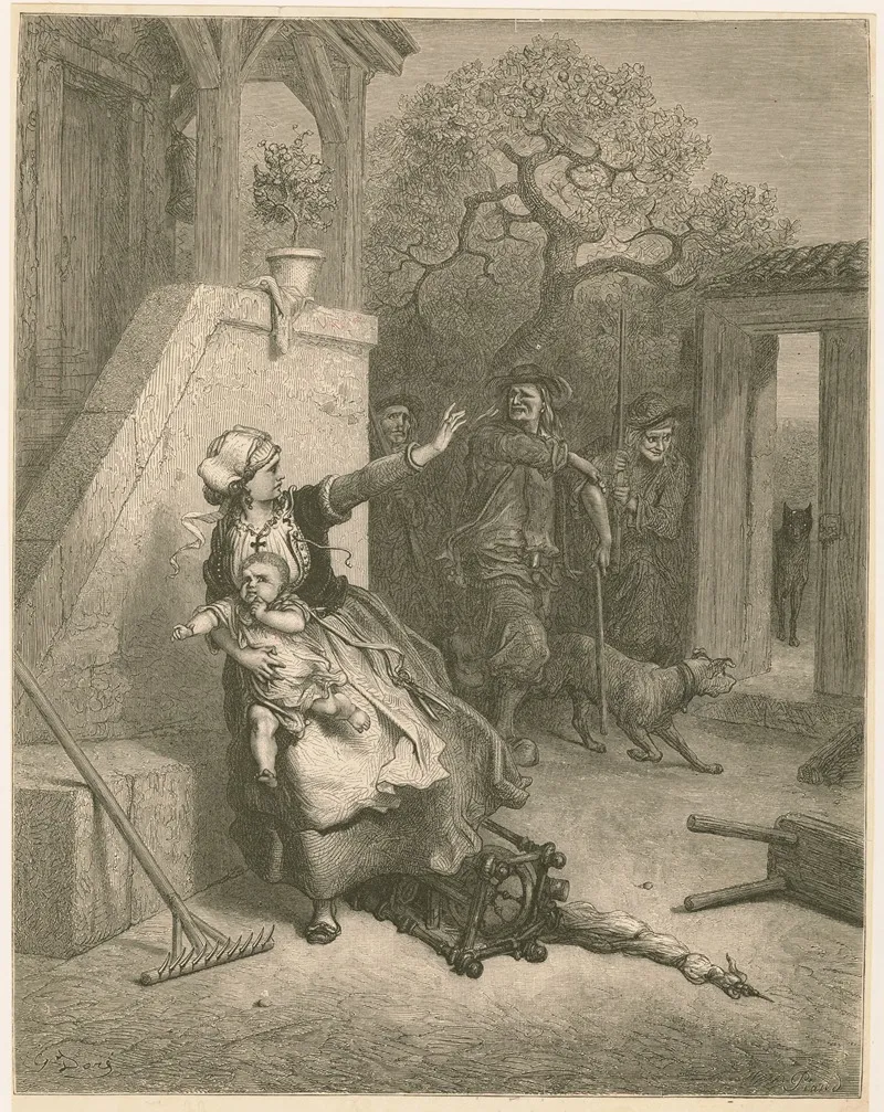 Le Loup La Mere Et Lenfant