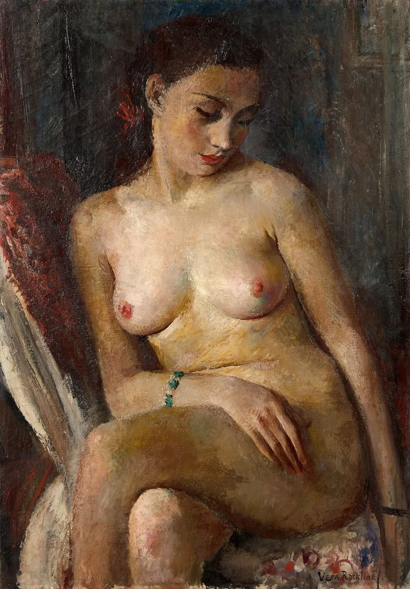 Le Modele Nu Au Bracelet Vert