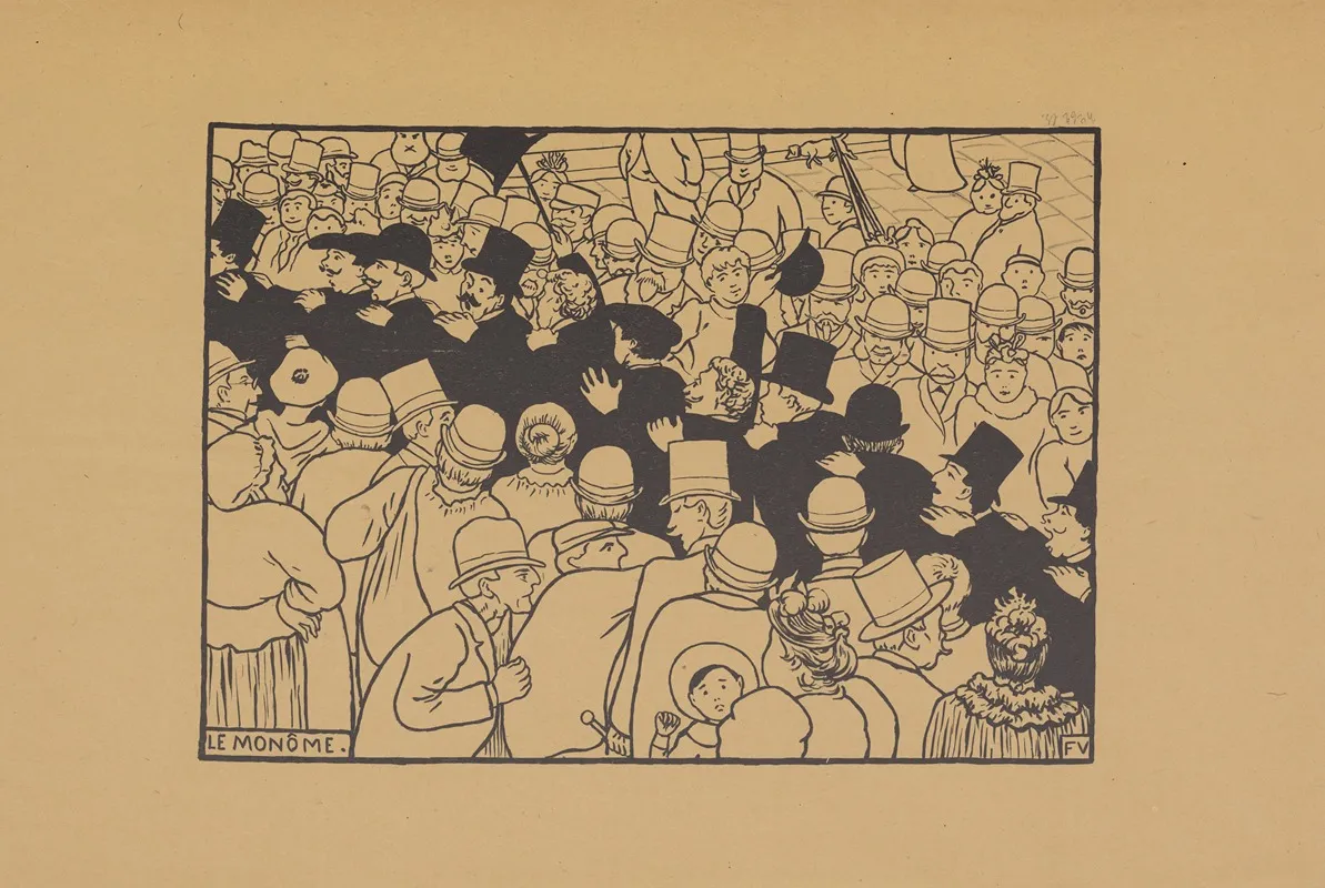 Le Monome by Félix Vallotton - Canvas Print