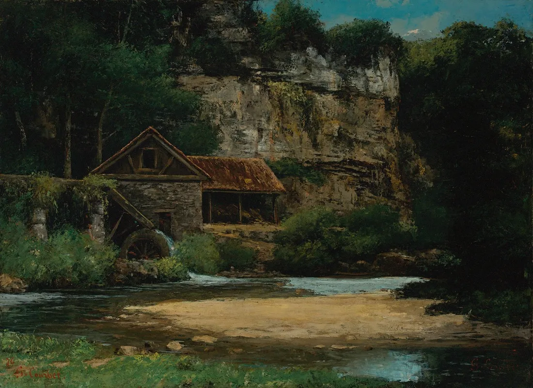 Le Moulin by Gustave Courbet - Canvas Print