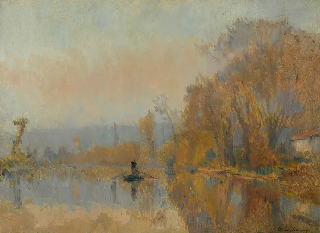 Le Passeur by Albert Lebourg - Canvas Print