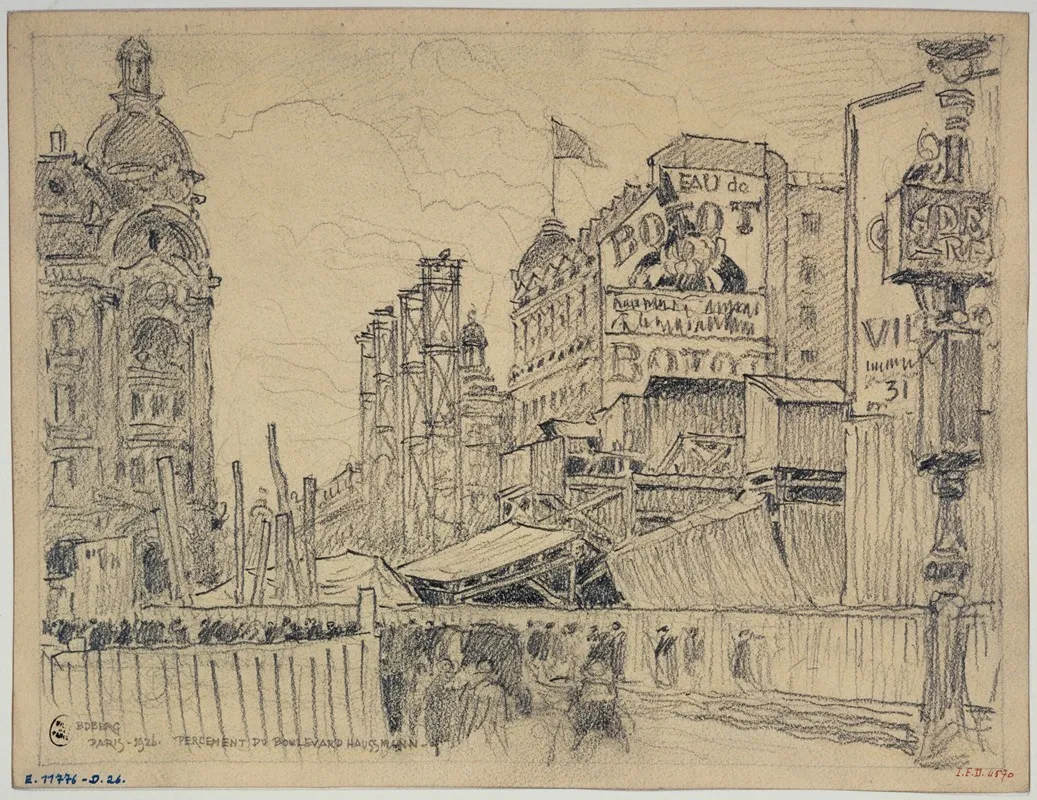 Le Percement Du Boulevard Haussmann