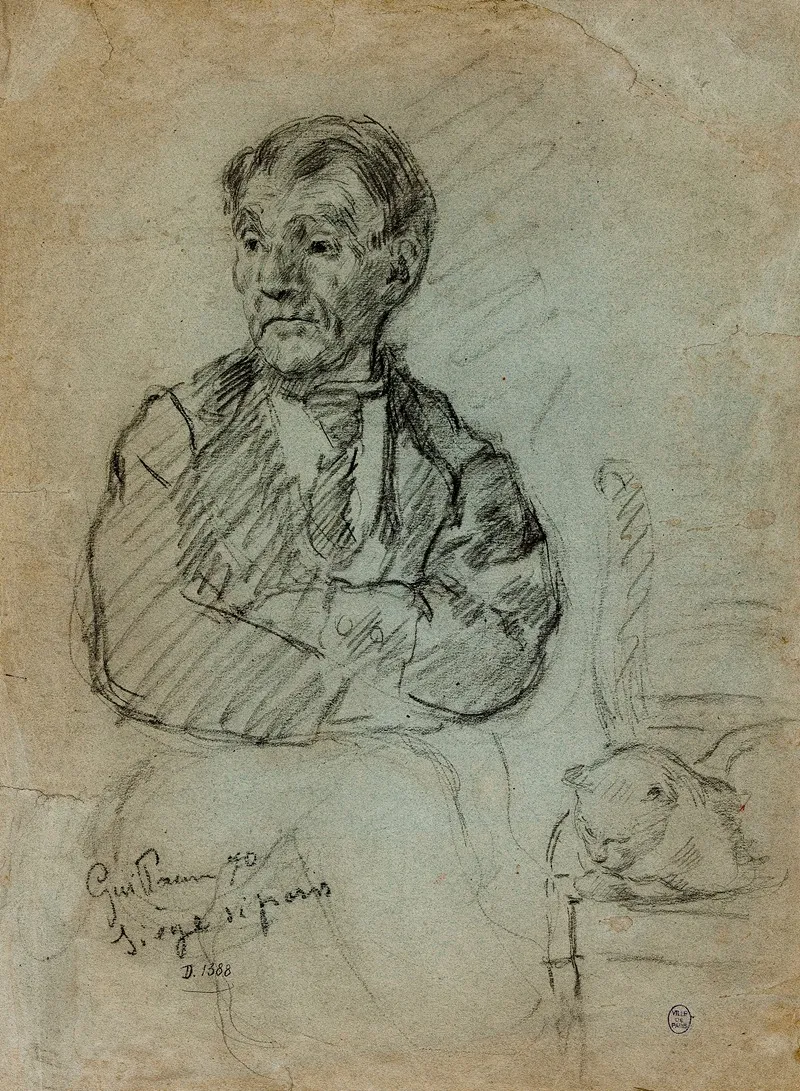 Le Pere De Lartiste 2 by Armand Guillaumin - Canvas Print