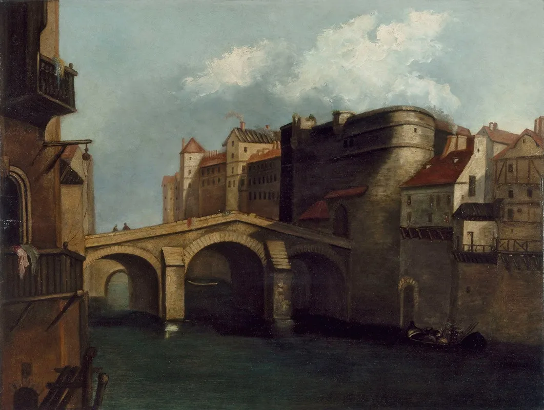 Le Petit Chatelet Et Le Petit Pont Vers 1660 Actuels 4eme Et 5eme Arrondissements