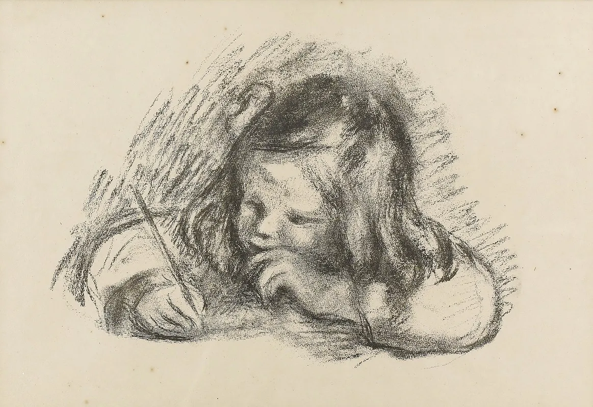 Le Petit Gracon Au Porte Plume Claude Renoir Ecrivant