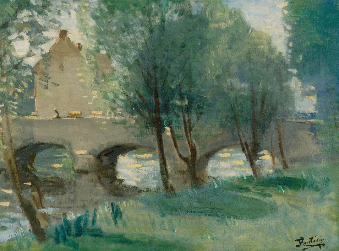 Le Pont 2 by Pierre-Eugène Montézin - Canvas Print