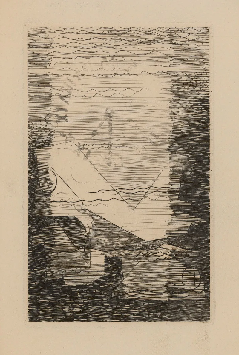 Le Pont Mirabeau by Louis Marcoussis - Canvas Print