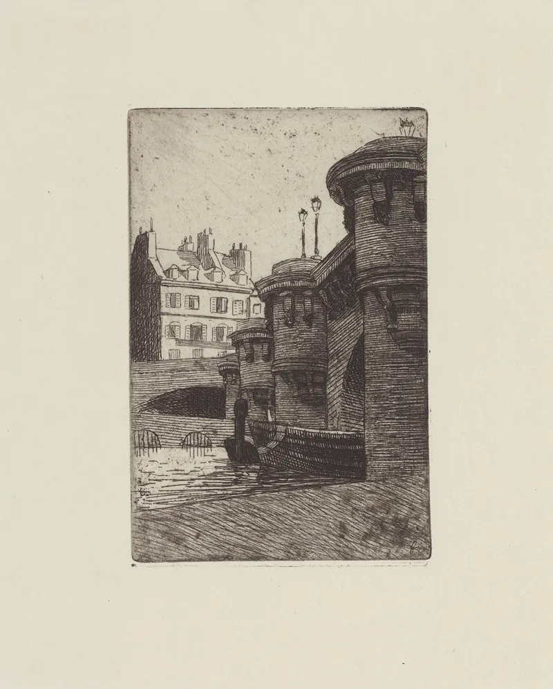Le Pont Neuf 5 by Félix Vallotton - Canvas Print