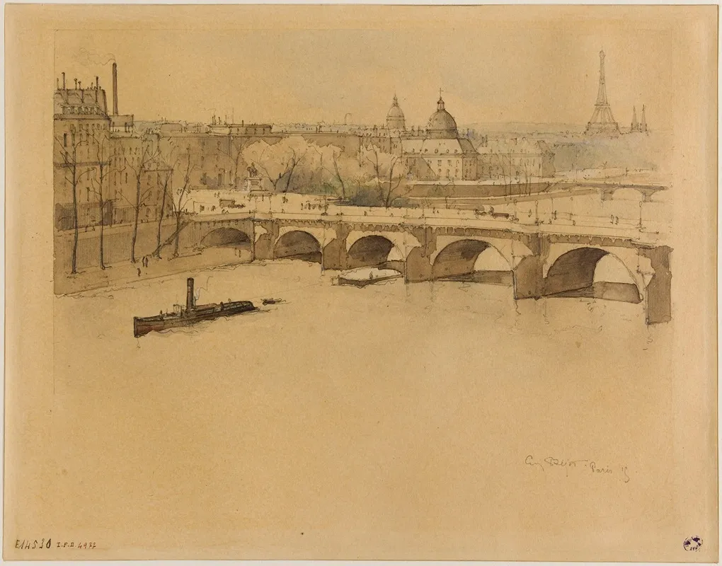 Le Pont Neuf Grand Bras De La Seine