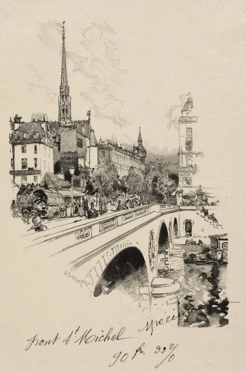 Le Pont Saint Michel 4