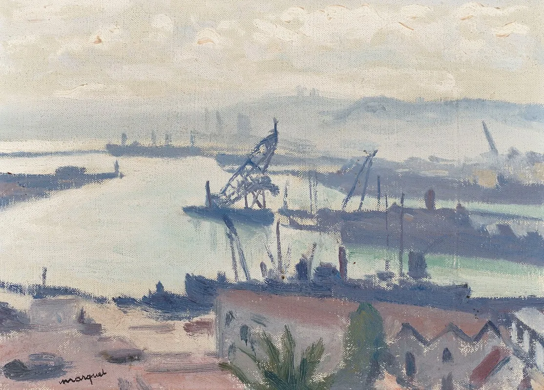 Le Port Dalger 2 by Albert Marquet - Canvas Print