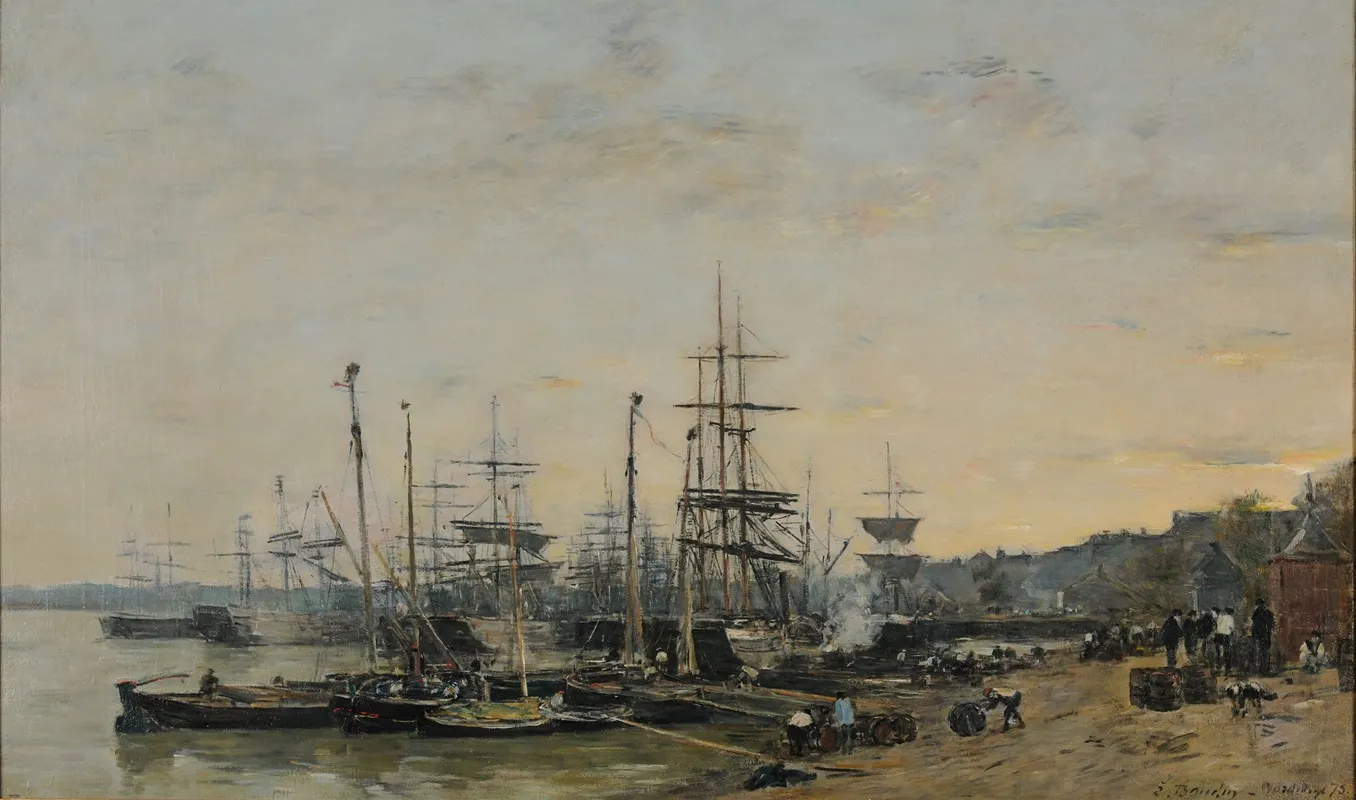 Le Port De Bordeaux Vu Du Quai Des Chartrons