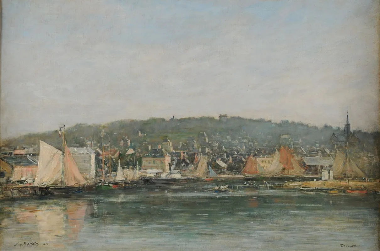 Le Port De Trouville Le Matin