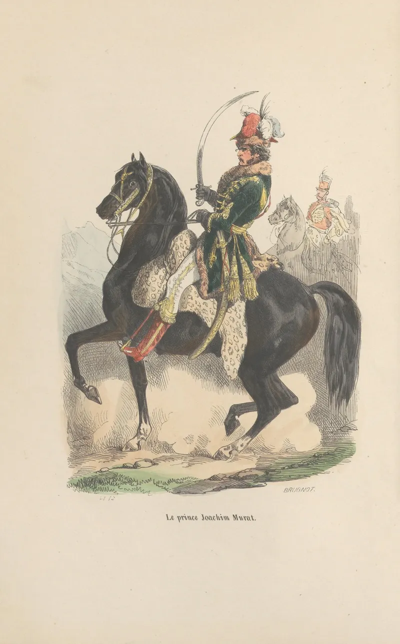 Le Prince Joachim Murat by Hippolyte Bellangé - Canvas Print