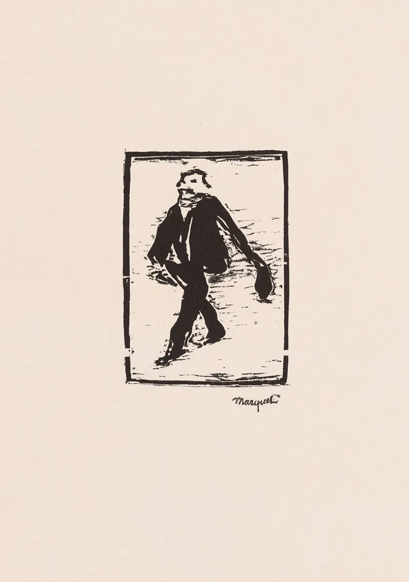 Le Promeneur by Albert Marquet - Canvas Print