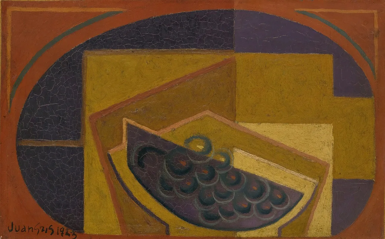 Le Raisin Noir by Juan Gris - Canvas Print