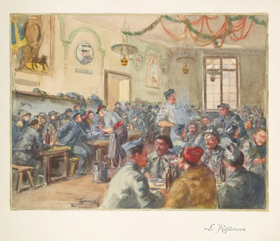 Le Refectoire by Etienne Mondineu - Canvas Print