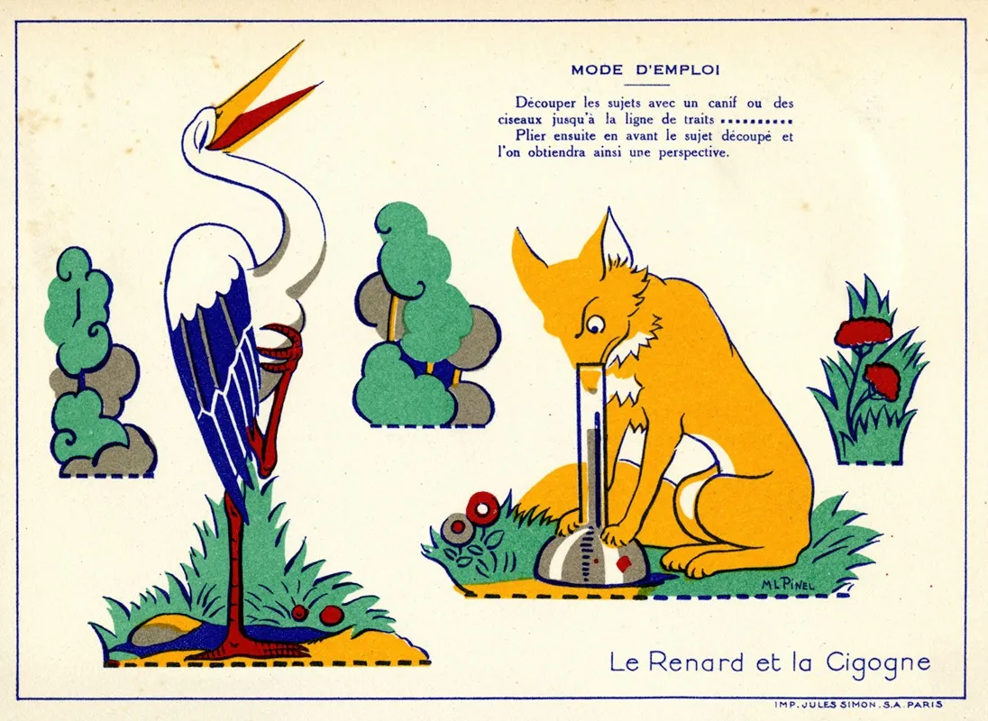 Le Renard Et La Cigogne