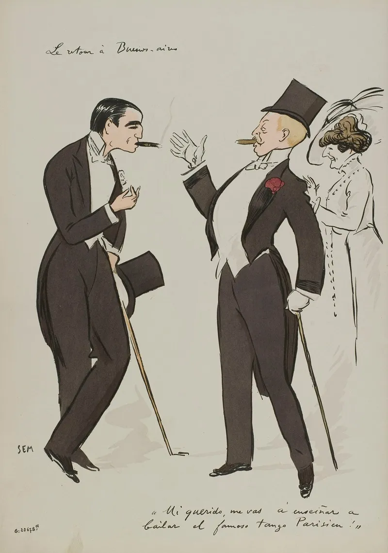 Le Retour A Buenos Aires Carlos Gardel Boni De Castellane Melle Iznaga