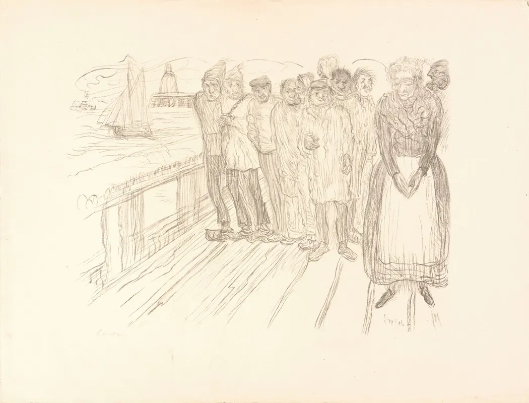 Le Roi Albert Et Son Temps by James Ensor - Canvas Print