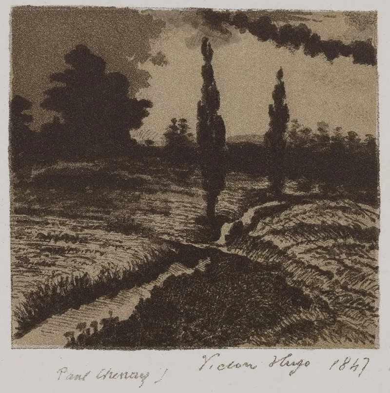 Le Ruisseau 3 by Victor Hugo - Canvas Print