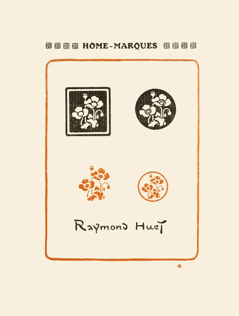Le Second Livre Des Monogrammes Marques Cachets Et Es Libris Pl 04