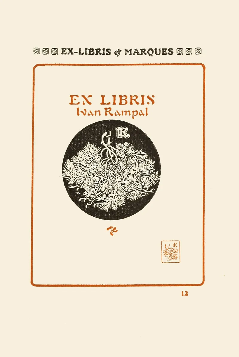 Le Second Livre Des Monogrammes Marques Cachets Et Es Libris Pl 10
