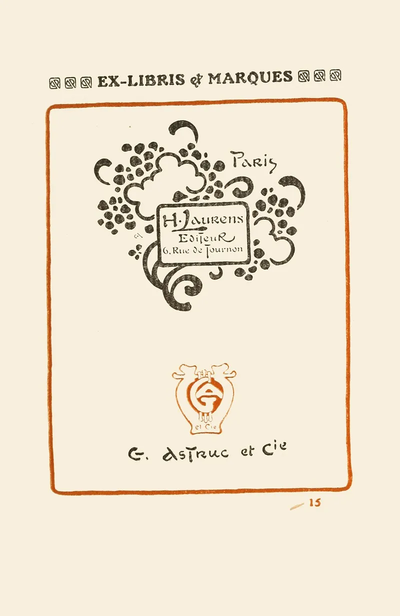 Le Second Livre Des Monogrammes Marques Cachets Et Es Libris Pl 13