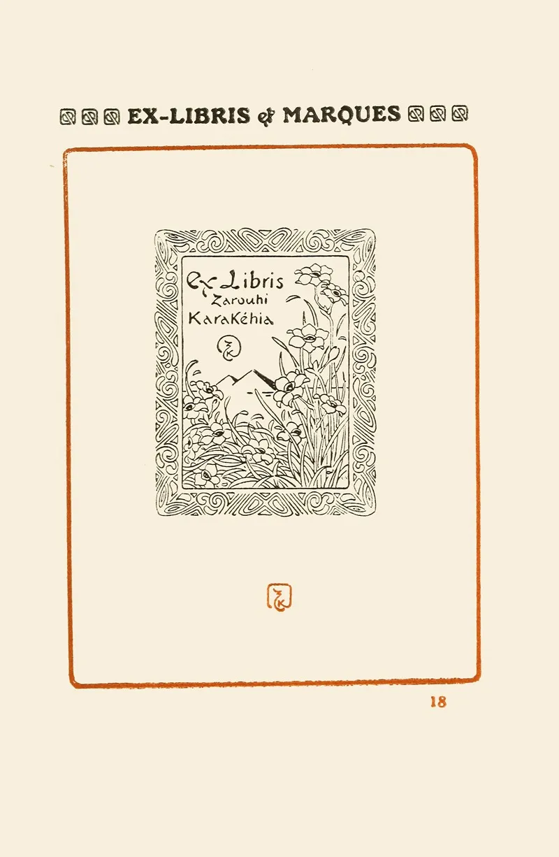 Le Second Livre Des Monogrammes Marques Cachets Et Es Libris Pl 16
