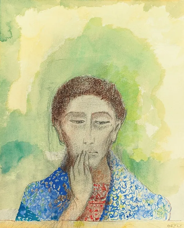 Le Silence by Odilon Redon - Canvas Print