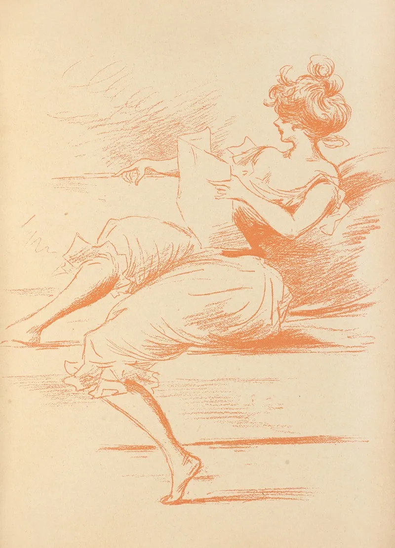 Le Sonnet by Henri Boutet - Canvas Print