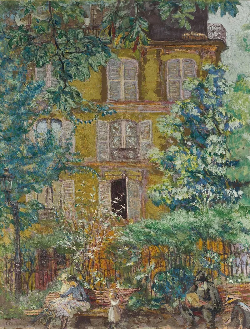 Le Square by Édouard Vuillard - Canvas Print