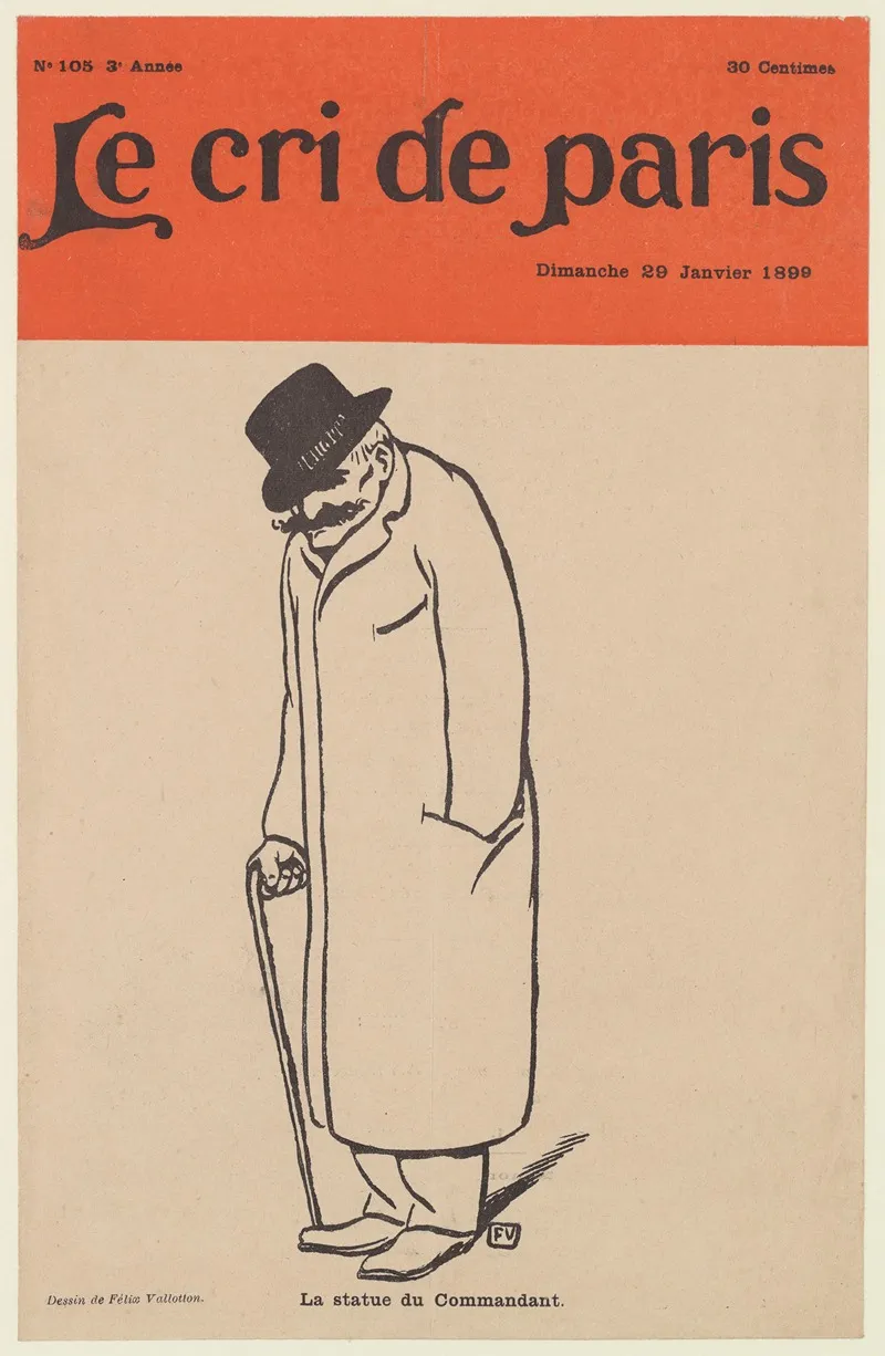 Le Statue Commandant by Félix Vallotton - Canvas Print