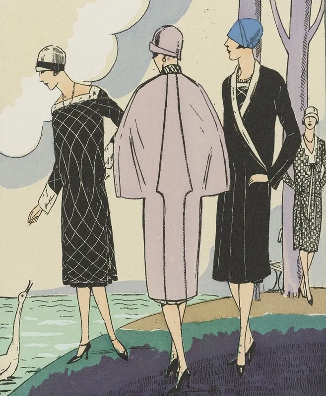 Le Style Parisien 1925 Pl 11 Le Noir Et Le Blanc