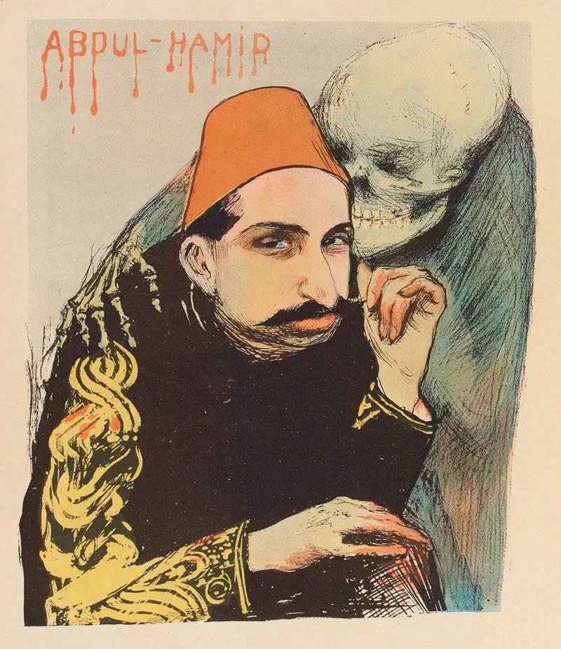 Le Sultan Abdul Hamid by Jean Veber - Canvas Print